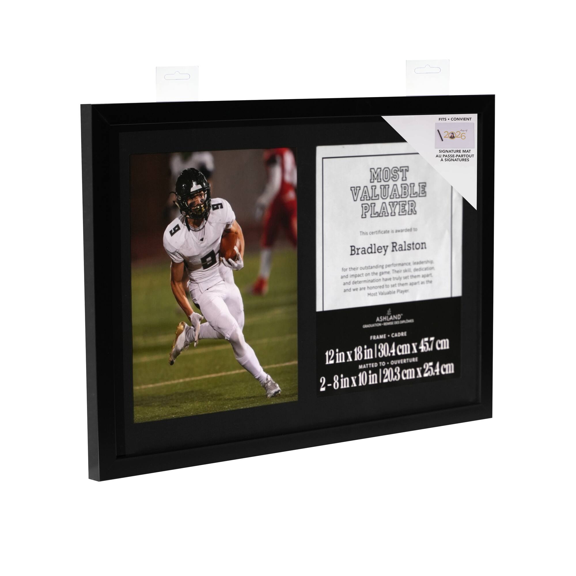 2 Opening 8" x 10" MVP Plastic Frame, Graduation by Ashland®